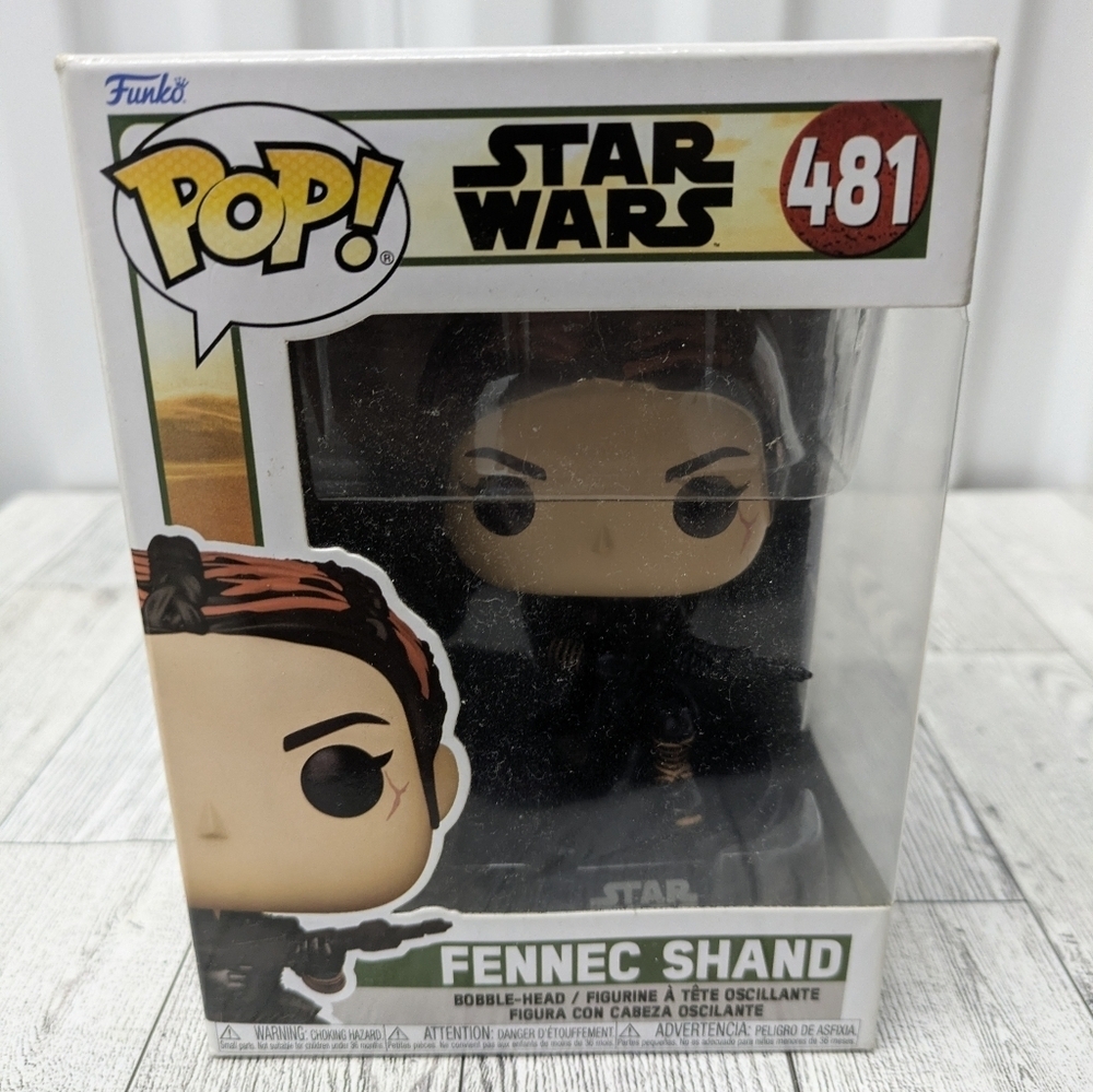 Funko Pop 481 Star Wars Fennec Shand Black and Brown Figure